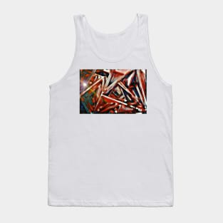 Generative abstract  triangles Tank Top